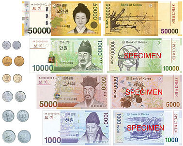 currency exchange for South Korean won near you