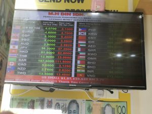 Here is Friday Money Changer Exchange Rate
