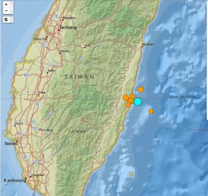 6.7 magnitude Earthquake hits East Taiwan