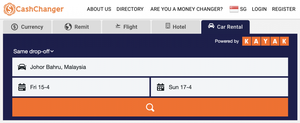 CashChanger Car Rental
