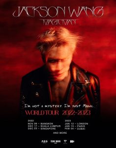 Catch Jackson Wang in KL, SG, London, Paris, Dubai