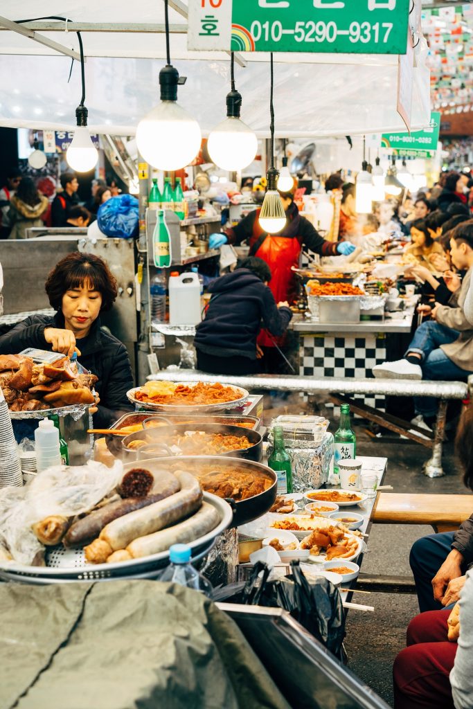 Street food in South Korea